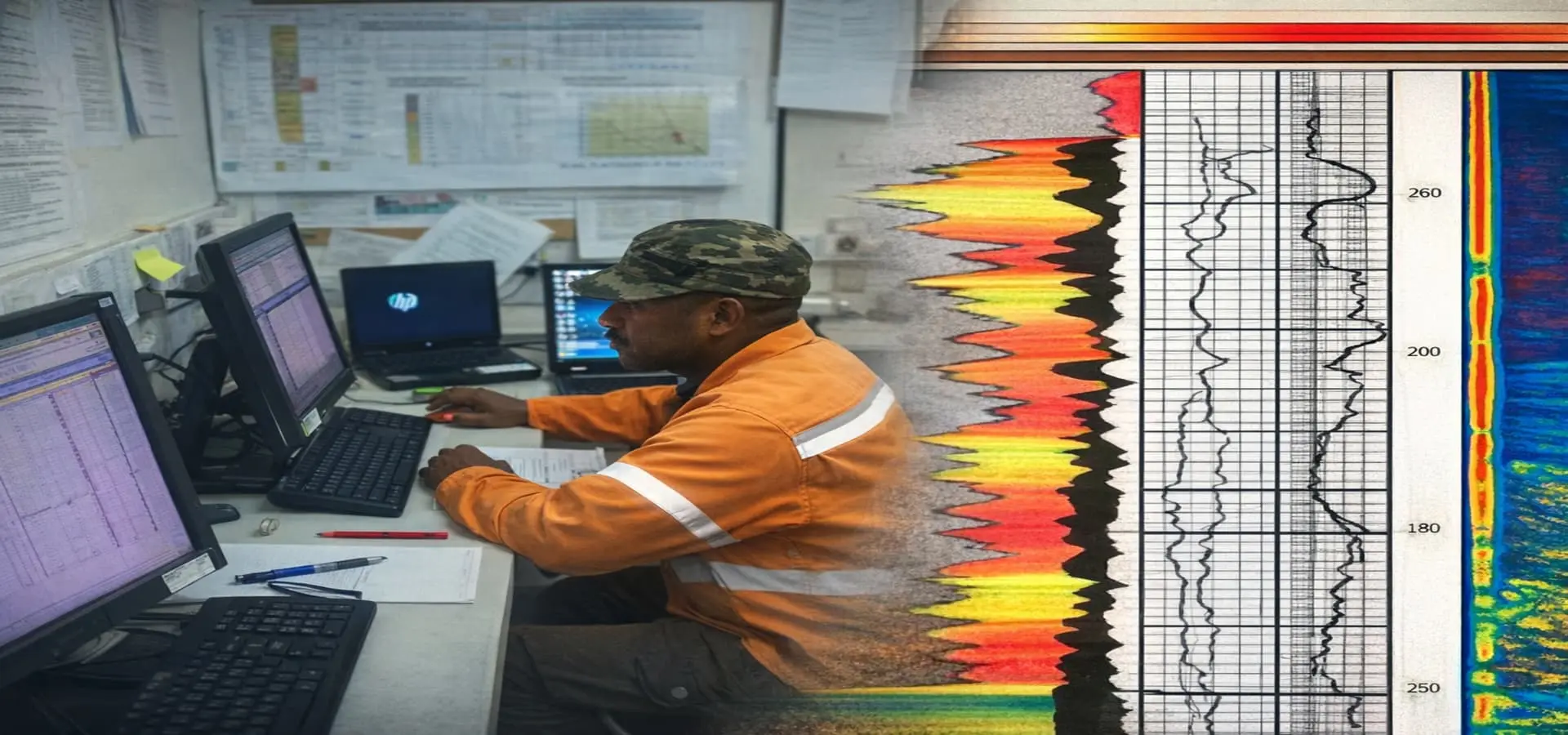 Wellsite geological data analysis and surface logging operations in Papua New Guinea
